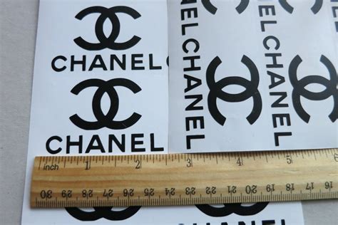 chanel vinyl stickers|chanel labels and stickers.